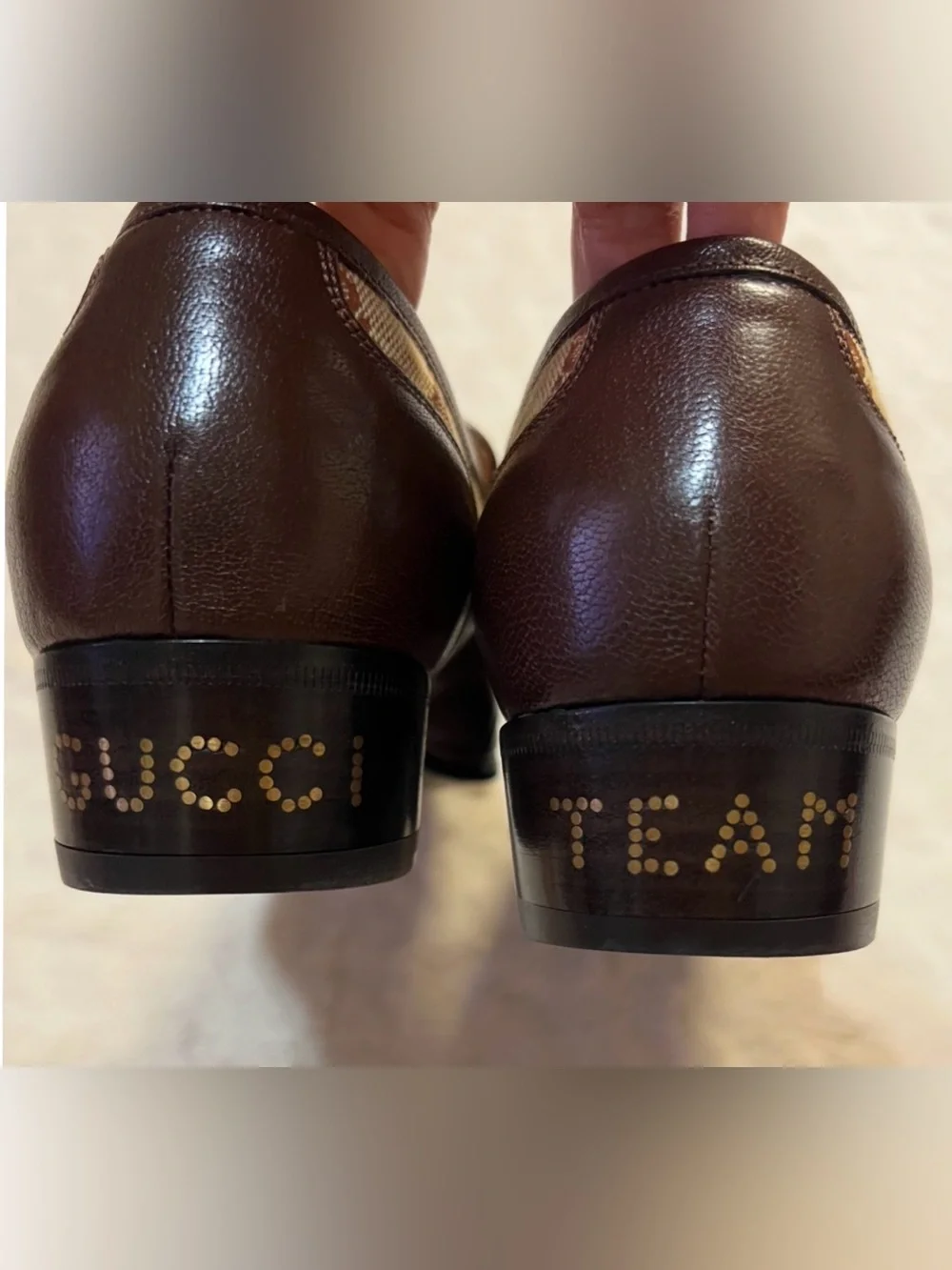 Gucci Monogram LOGO jacquard loafer, UK 5